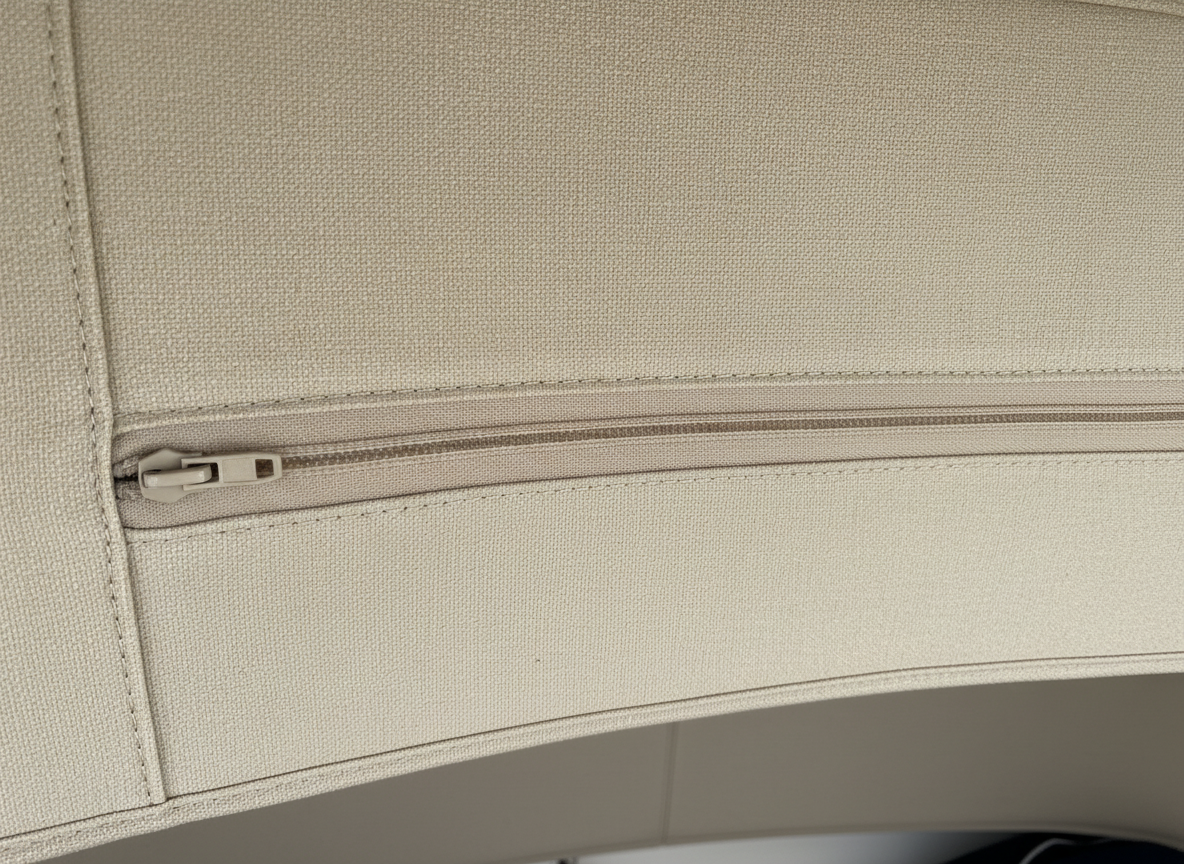 Marine upholstery — luxury boat cabin